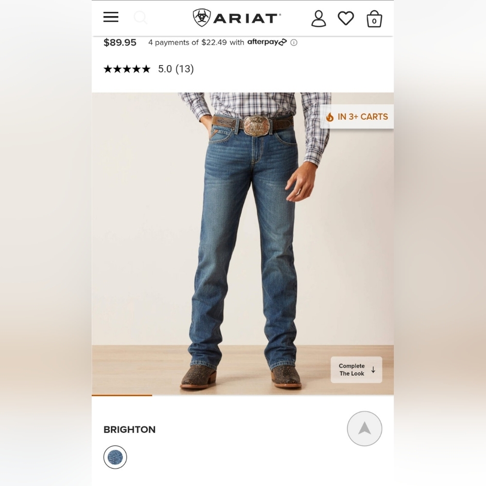 Ariat Men's Jeans 33 X 34